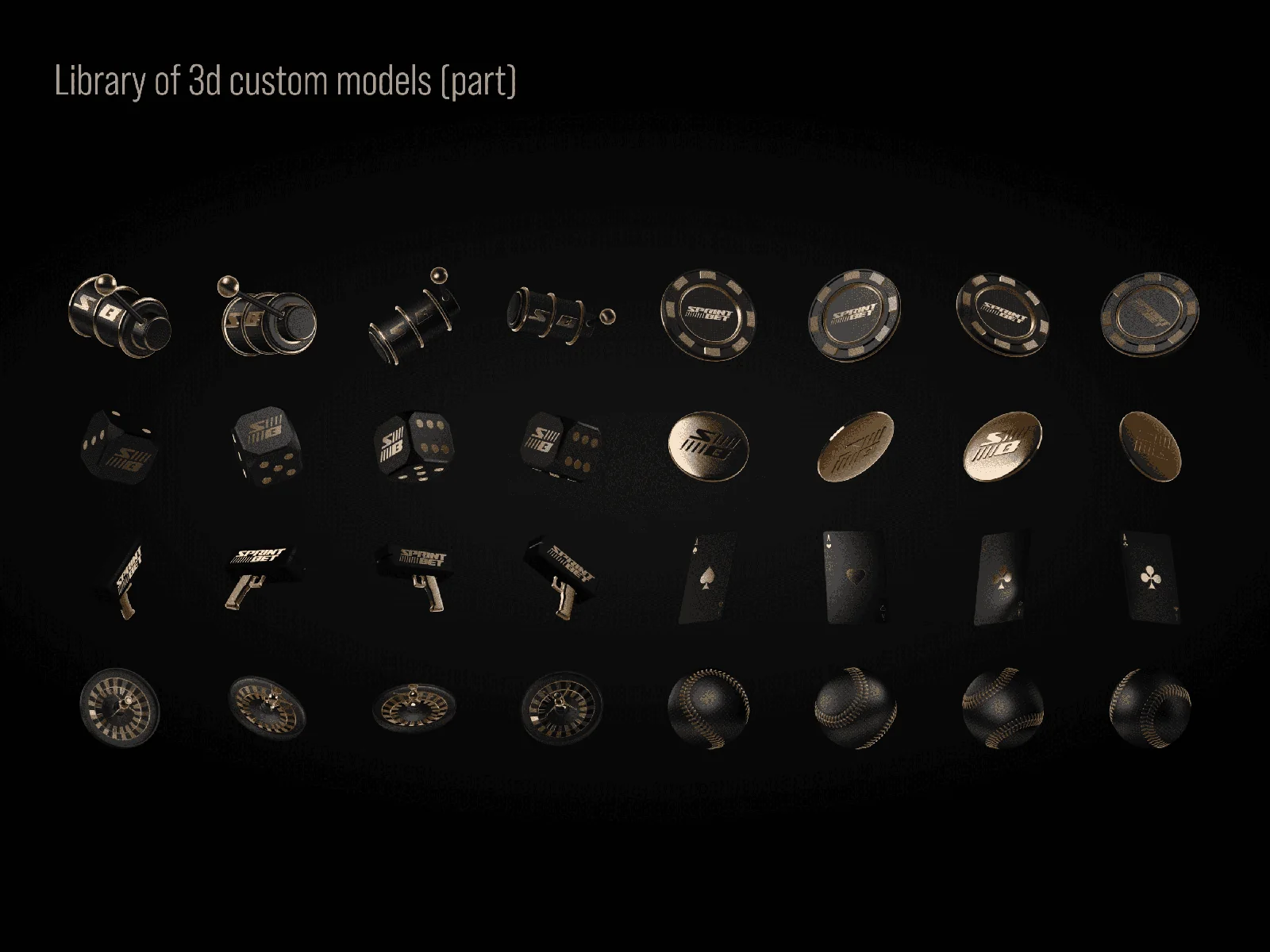 Custom 3D model library